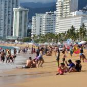 Turistas en Acapulco